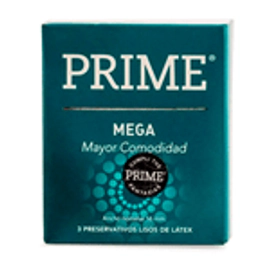 Prime Preservativos Mega (3 Unidades)