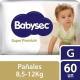 Babysec Pañales Super Premium G | 60 unidades