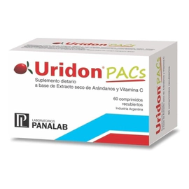 Uridon Suplemento Dietario Arándano Y Vitamina C 60 comp Unico