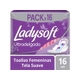 Toallas Femeninas Ladysoft Ultra Delgada Suave X16Un