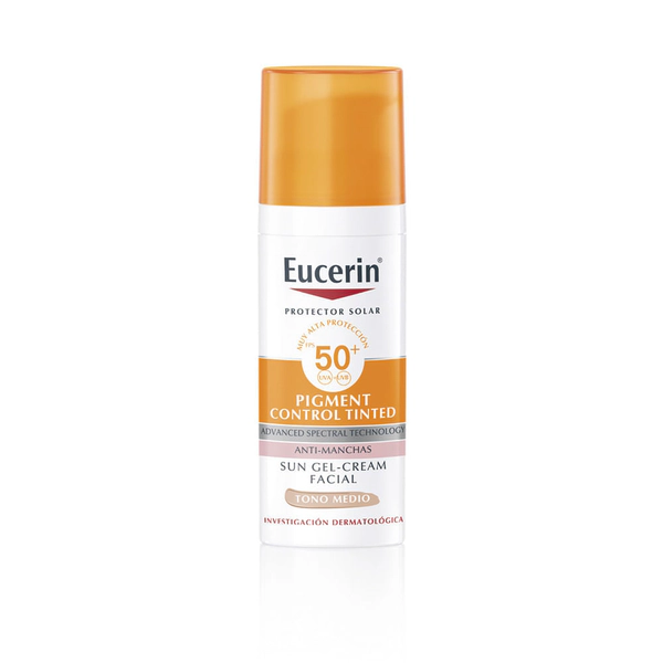Protector solar facial Eucerin Pigment Control Tono medio FPS 50+ 50 ml