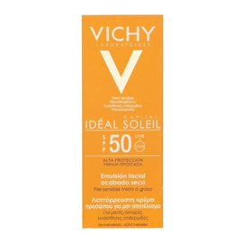 Protector Solar Facial Vichy Idéal Soleil Toque Seco Fps 50 50 Ml