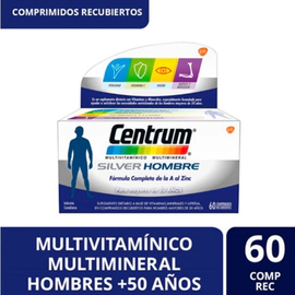 Centrum Suplemento Dietario Multivitamínico Silver Hombre (60 Cmp)