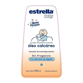 Estrella Baby Oleo Calcáreo Con Extracto de Algodón x 950 ml