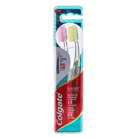 Colgate Cepillo Dental Slim Soft Advanced Ultra Suave (Promo 2 Unidades)
