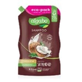 Algabo Repuesto Shampoo Suavidad Coco Y Leche Ecopack 930 ml