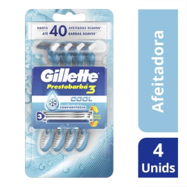 Gillette Prestobarba 3 Ice (4 Unidades)