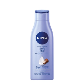 Crema corporal NIVEA Soft Milk 5 en 1 Suavidad y Humectación profunda Piel seca
