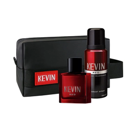 Kevin Fragancia Red Necessaire (Edt 60 ml + Aer 150Ml)