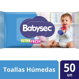 Babysec Toallas Humedas Ultra Fresh 50 Unidades