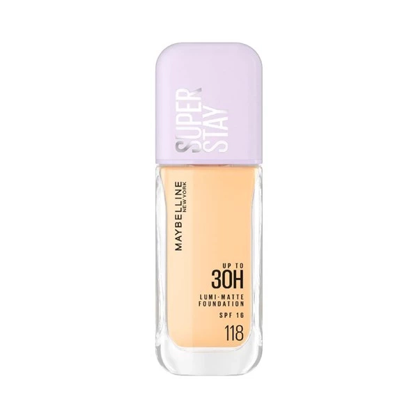 Base de Maquillaje Tono 118 Maybelline Ny Superstay Lumi Matte