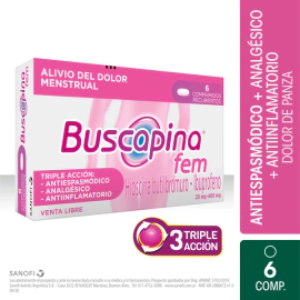 Buscapina Fem 6 Comp.