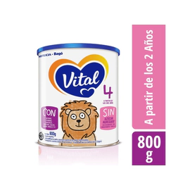 Leche Infantil Vital 4 A Partir De Los 2 Años. 800 Gr