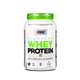 Proteina Platinum Whey Protein Vainilla Ice Cream Star Nutrition Pote x 2 LB