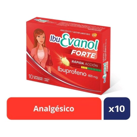 Ibuevanol Forte Rápida Acción 10 Cápsulas Blandas