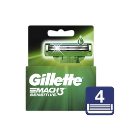 Cartuchos Para Afeitar Mach3 Sensitive X4Un