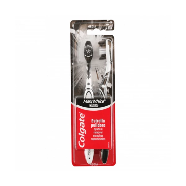 Colgate Cepillo Dental Max White Carbon