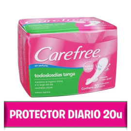 Carefree Protectores Diarios Todos Los Dias Tanga (20 Unidades)