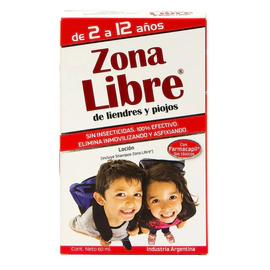 Loción Zona Libre 60Ml + Shampoo 70Ml