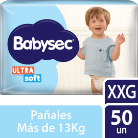 Babysec Pañales Ultrasoft Xxg x 50 Unidades
