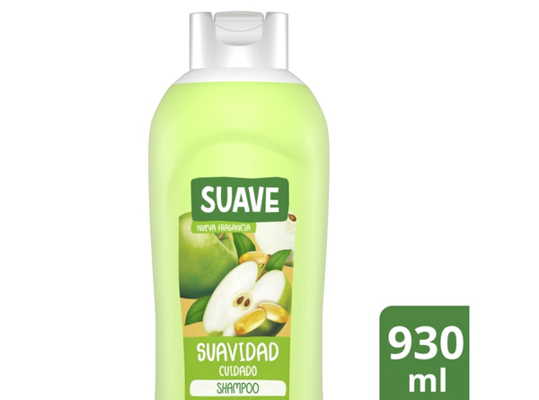 Suave Shampoo Naturals Manzana Verde Cuidado Y Suavidad 930 Ml
