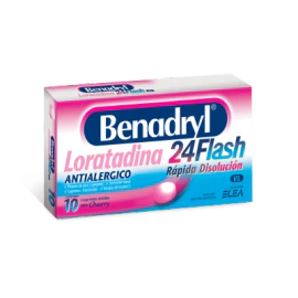 Elea Benadryl 24 Horas Flash X 10 Comprimidos