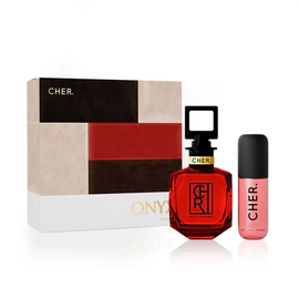 CHER ONYX ROUGE EDP 100 ML + BODY SPLASH 50 ML - COFRE DDM26