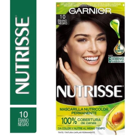 Garnier Nutrisse Kit de Coloracion 10 negro Ébano 1 negro