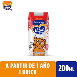 Vital Fórmula Láctea Líquida Para Lactantes Etapa 3 (Brick 200 ml)