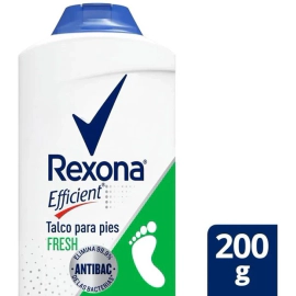 Rexona Efficient Fresh Talco Para Pies Antibacterial 200 g