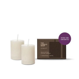 THE CANDLE SHOP VELA VOTIVA HIGO DE ORIENTE X2