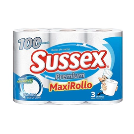 Sussex Rollo de Cocina Maxi Rollon 100 Paños