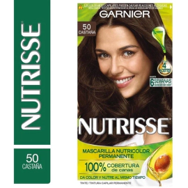 Garnier Nutrisse Kit de Coloracion 50 Castaño 50 Castano Claro