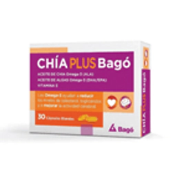 Bago Suplemento Dietario Chia Plus (30 Capsulas Blandas)