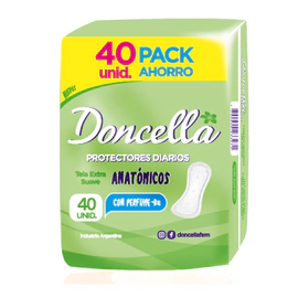 Doncella Protector Anatomico Con Perfume (40 Unidades)