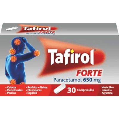 Tafirol Forte 650mg paracetamol x 30 comprimidos