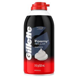 Gillette Espuma de Afeitar Foamy Regular 312 gr