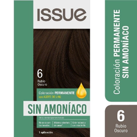 Issue Coloración Sin Amoníaco Kit Tono 6 - Rubio Oscuro