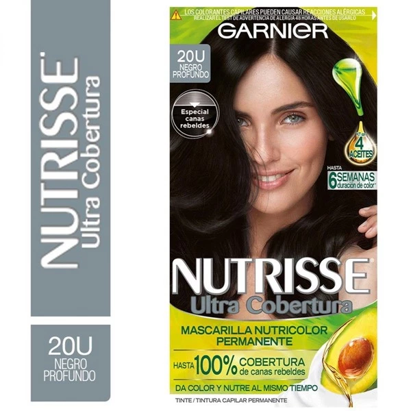 Garnier Kit de Coloracion Ultra Cobertura Negros 20 negro Claro Profundo