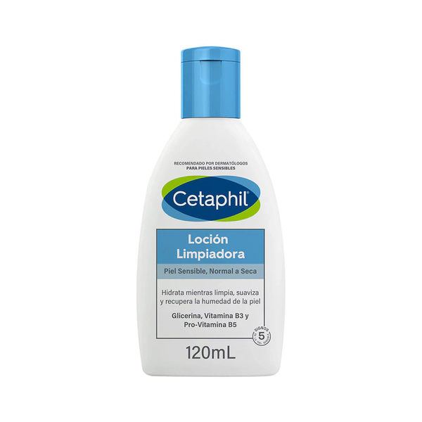 Loción limpiadora para piel sensible 120 ml