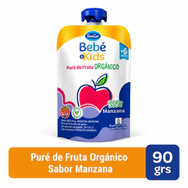 PURE DE FRUTA ORGANICO SANCOR BEBE & KIDS