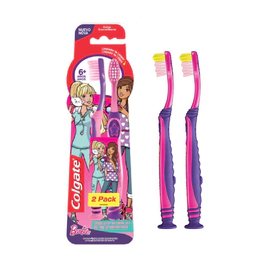 Colgate Cepillo Dental Smiles Barbie 6+ Años 2 Unidades Promo Pack