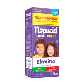 Nopucid Locion Tribit Ahorro Elimina Piojos 120 ml
