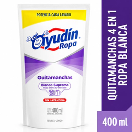 AYUDIN QUITAMANCHAS R.BLANCOS SUP X400ML