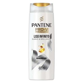 Pantene Shampoo Prov Miracles Liso Infinito 400 ml