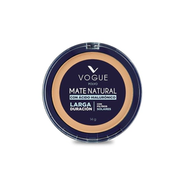 Vogue Polvo Compacto Mate Natural Con Filtros Solares Canela