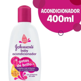 Johnsons Baby Acondicionador Gotas de Brillo 400 ml
