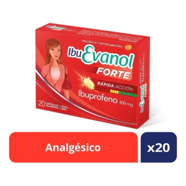 Ibuevanol Forte 400 Mg Rápida Acción X 20 Cápsulas Blandas