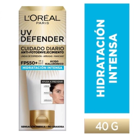 Loreal Paris Uv Defender Protector Solar Fps50+ Hidratacion Intensa 40 gr