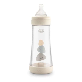 Chicco Mamadera Anticólicos Perfect 5 300 ml - Beige